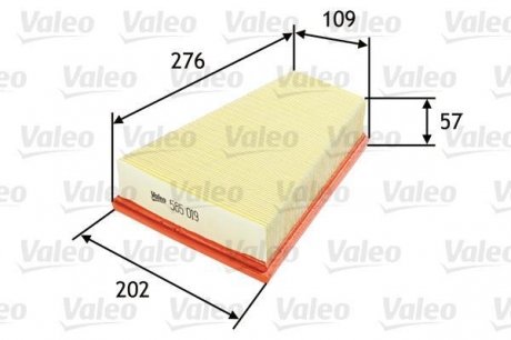 Фільтр повітряний Valeo 585019