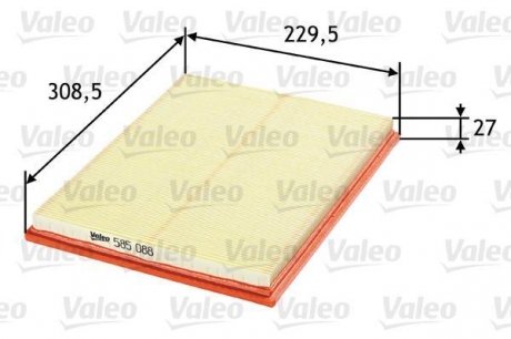 Воздушный фильтр Valeo 585088