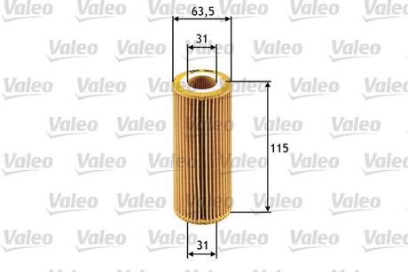 Фільтр масляний Valeo 586511