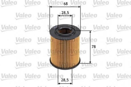 Фильтр маслянный Valeo 586528