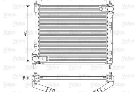 Радіатор Valeo 701583 (фото 1)
