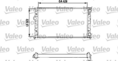 Радиатор Valeo 731025