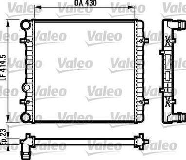 Радиатор Valeo 731607