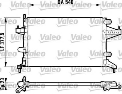 Теплообменник Valeo 732825 (фото 1)