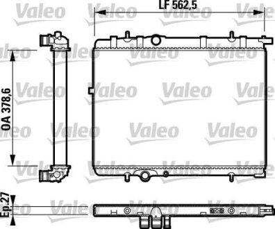 Радіатор Valeo 732893 (фото 1)