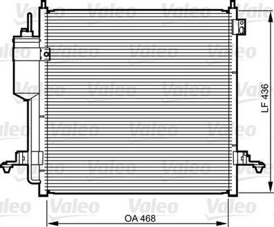 Радіатор кондиціонера Valeo 814214 (фото 1)