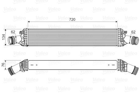 Інтеркулер Valeo 818654