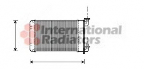 Радиатор отопителя bmw e30/z1 88- 316->325 Van Wezel 06006022