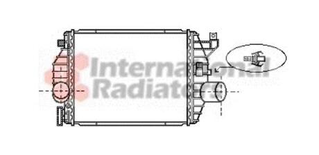 Интеркулер MB VITO 22TD MT/AT 99-03 Van Wezel 30004357