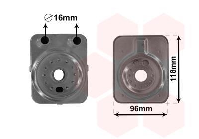 Радиатор маслянный seat; volkswagen; skoda; audi Van Wezel 58003093
