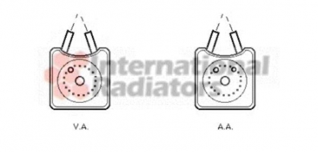 Радиатор масляный various audi/ford/seat Van Wezel 58003147