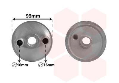 Pадиатор масляный SEAT; Volkswagen; SKODA; AUDI (Nissens) Van Wezel 58003358