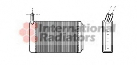 Радиатор отопителя audi/vw/porsche mt/at Van Wezel 58006061