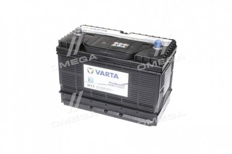 Аккумулятор 105ah-12v pm black(h17) (330х172х240), r,en800 клеммы по центру VARTA 605 102 080