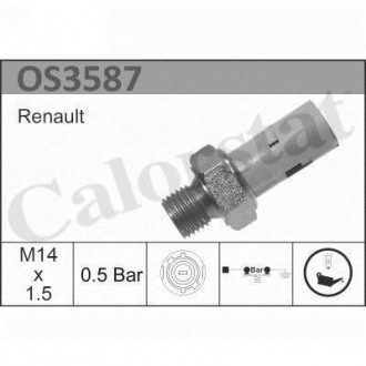 Датчик тиску масла Vernet OS3587