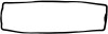Прокладка клапанної кришки головки блоку циліндрів двигуна 71-26059-00