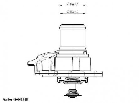 ТЕРМОСТАТ WAHLER 41093782D