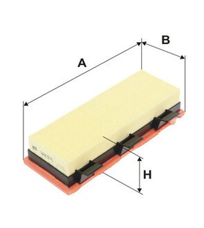 Фильтр воздушный renault /ap185 (wix-filtron) WIX FILTERS WA6375