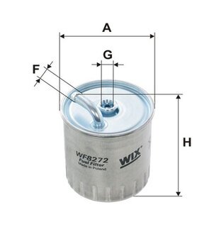 Фильтр топл. pp841/4/ (wix-filtron) WIX FILTERS WF8272