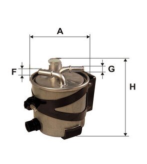 Фильтр топл. /980/6 (wix-filtron) WIX FILTERS WF8391