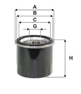 Фильтр масляный двигателя renault clio ii /op642/2 (wix-filtron) WIX FILTERS WL7204