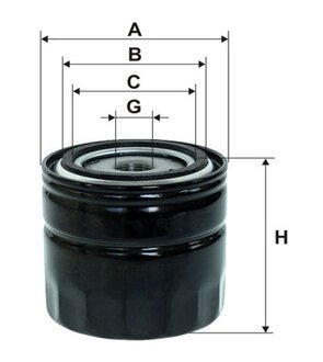 Фильтр масляный двигателя /op642/1 (wix-filtron ua) WIX FILTERS WL7237