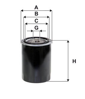 Фильтр масляный двигателя /op632/5 (wix-filtron) WIX FILTERS WL7426 (фото 1)