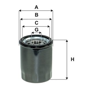 Фильтр масляный двигателя subaru forester, impreza 1.6, 2.0 10- (wix-filters) WIX FILTERS WL7541 (фото 1)