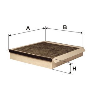 Фильтр салона k1120a/ угольный (wix-filtron) WIX FILTERS WP9021
