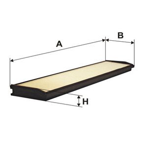 Фильтр салона mb e-klasse (124) 93-97 (2шт.) (wix-filters) WIX FILTERS WP9332