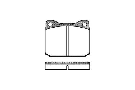 Гальмівні колодки перед. LT 28 -96 WOKING P1103.00