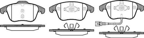 Колодки тормозные дисковые WOKING P13193.21