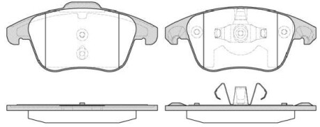 Колодки гальмівні WOKING P13493.30