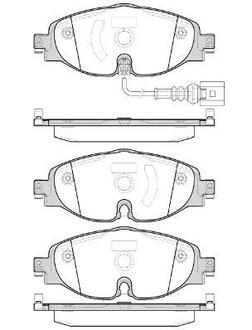 Гальмівні колодки (набір) WOKING P1415301