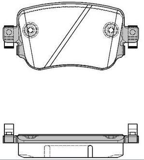 Колодки тормозные дисковые WOKING P14493.08