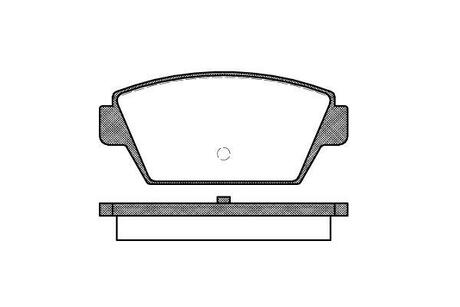 Гальмівні колодки задні Mitsubishi Colt/Lancer 1.6/1.8 GTi 88-94 WOKING P3153.00