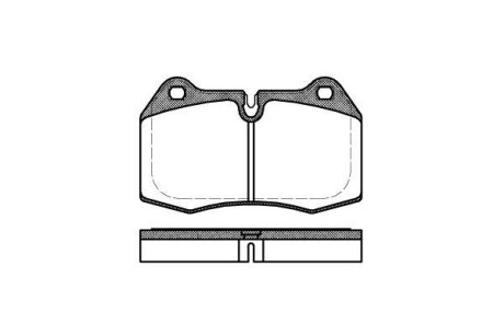 Колодки гальмівні WOKING P5413.00