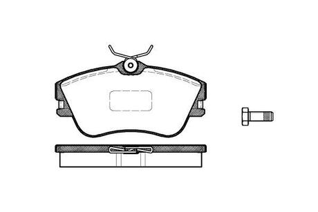 Колодки передние R15 WOKING P5803.00