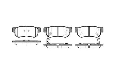 Колодки тормозные дисковые WOKING P6463.02