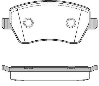 Гальмівні колодки WOKING P887300