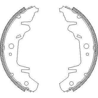 Колодки тормозные WOKING Z4020.00