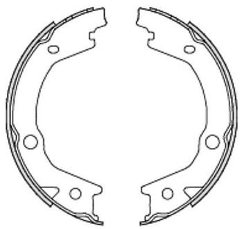 Колодки тормозные барабанные WOKING Z4697.00